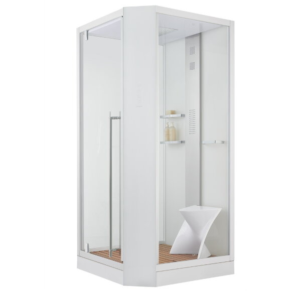 Душевая кабина (1000x1000x2200), Orans SR-89101LS White, Long door handle, Orans арт. 89101LWLH