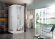 Душевая кабина (1000x1000x2200), Orans SR-89101LS White, Long door handle, Orans арт. 89101LWLH