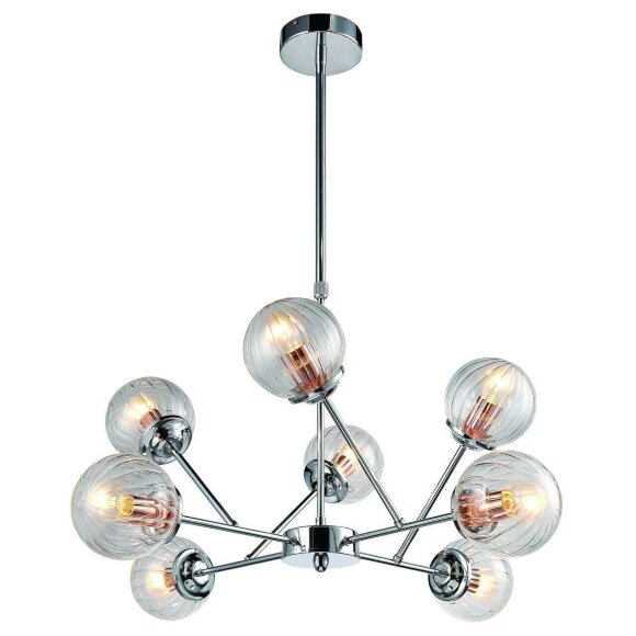 Подвесная люстра, вид дизайнерский Arancia Arte Lamp цвет:  хром - A9276LM-8CC