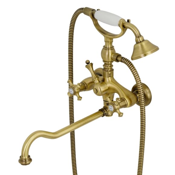 Смеситель для ванны внешний, c поворотным изливом, Migliore Prestige, бронза арт. 31597