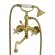 Смеситель для ванны внешний, c поворотным изливом, Migliore Prestige, бронза арт. 31597