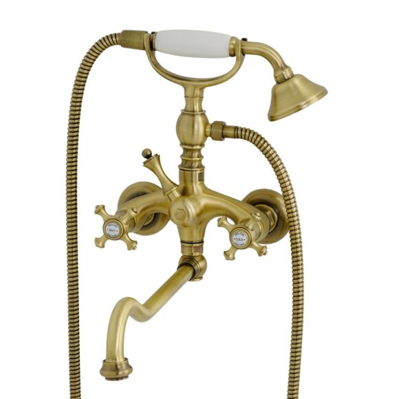 Смеситель для ванны внешний, c поворотным изливом, Migliore Prestige, бронза арт. 31597