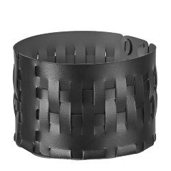 Корзинка Bottega черный, 12х12 кожа ADJ - 1512.01