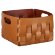 Корзинка Bottega ADJ Италия, 25x25xH20 цвет: коньяк (бордо) арт. 1044.09/30