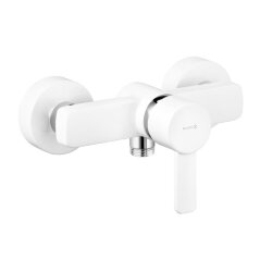 Однорычажный смеситель для душа DN 15, белый глянцевый, ZENTA Kludi арт. 388709175