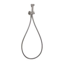 Гигиенический душ в комплекте с запорным вентилем Carlo Frattini Spillo Steel, ручной душ, шланг 1200 мм. и держатель душа, F2952INOX цвет: нержавеющая сталь Гигиенический душ в комплекте с запорным вентилем Carlo Frattini Spillo Steel, ручной душ, шланг 1200 мм. и держатель душа, F2952INOX цвет: нержавеющая сталь