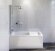Комплект акриловой ванны со шторкой и душевой системой 150x70 без гидромассажа AM.PM Gem арт. W90ASET-150D8