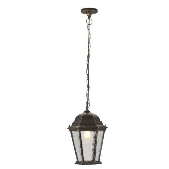 Уличный подвесной светильник, вид замковый Genova Arte Lamp цвет:  черный - A1205SO-1BN