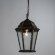 Уличный подвесной светильник, вид замковый Genova Arte Lamp цвет:  черный - A1205SO-1BN