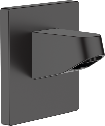 Hansgrohe душевой кронштейн 105 настенный, Pulsify, матовый черный арт. 24139670