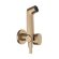 Hansgrohe гигиенический душ со смесителем, держателем и шлангом 125см, EcoSmart, матовая бронза арт. 29232140
