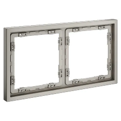 Рамка пластиковая Voltum S70 на 2 поста, цвет: кашемир, арт. VLS100203