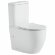 Унитаз компакт (620x360x810), W-7789 P-trap, Geberit, Rimless, anti-dirt, Black&White арт. 7789W