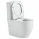 Унитаз компакт (620x360x810), W-7789 P-trap, Geberit, Rimless, anti-dirt, Black&White арт. 7789W