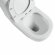 Унитаз компакт (620x360x810), W-7789 P-trap, Geberit, Rimless, anti-dirt, Black&White арт. 7789W