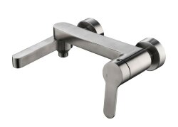 BelBagno Смеситель для ванны и душа матовый сатин однорычажный, DELTA, арт. DEL-VASM-IN BelBagno Смеситель для ванны и душа матовый сатин однорычажный, DELTA, арт. DEL-VASM-IN