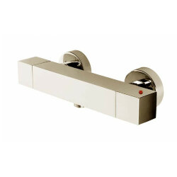 Tермостат для душа, наружный, 1 выход 1/2' BOSSINI Cube арт. Z004103.094 цвет: никель шлифованный Tермостат для душа, наружный, 1 выход 1/2' BOSSINI Cube арт. Z004103.094 цвет: никель шлифованный