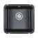 Кухонная мойка из кварца Unter Paulmark 455х435, подст. мон. PM204543-BL цвет: черный