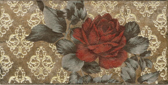 Декор Inserto Vintage Roses Old Chicago (комп/2шт) 10х20 SERENISSIMA CIR арт. 66567504