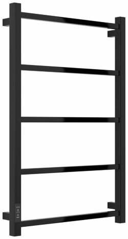Электрический полотенцесушитель Формат 26 800х500 левый Стилье, 17527-8050 цвет: черный Электрический полотенцесушитель Формат 26 800х500 левый Стилье, 17527-8050 цвет: черный