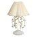 Настольная лампа Charlotte флористика MT500, Abrasax цвет: кремовый