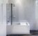 Комплект акриловой ванны со шторкой и душевой системой 150x70 без гидромассажа AM.PM Gem арт. W90ASET-150D3W5