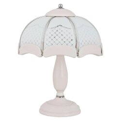 Настольная лампа Italia Bianco прованс 20078, Alfa цвет: белый Настольная лампа Italia Bianco прованс 20078, Alfa цвет: белый