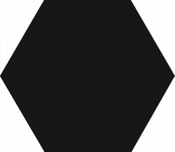 SG23001N Керамический декор 20x23,1 Буранелли Черный матовый