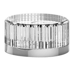 Ручка VENEZIA стеклянная левая "H" (горячая вода) VENEZIA , хром-черный FANTINI - 2902N647C5