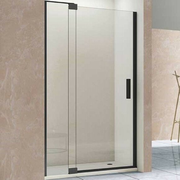 Душевая дверь Vincea (Италия), 90 профиль Черный стекло прозрачное Extra - VDP-1E8090CLB