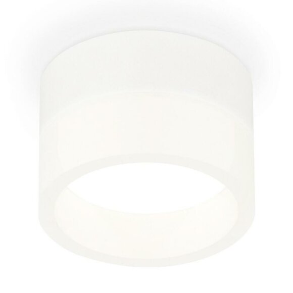 Комплект накладного светильника с акрилом SWH/FR GX53 (С8101, N8401) современный XS8101015, Ambrella light цвет: белый