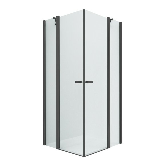Душевое ограждение 2D 90x90x195 New soleo black New Trendy черный арт. K-0553