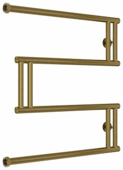 Водяной полотенцесушитель High-Tech+ model "M" 600х600  Сунержа, 05-4050-6060 цвет:  состаренная бронза