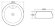BelBagno Раковина накладная керамическая 450x450x150, круглая, глянцевый белый, арт. BB1398