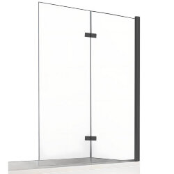 Шторка для ванны 100 см R New soleo black New Trendy черный арт. P-0042 Шторка для ванны 100 см R New soleo black New Trendy черный арт. P-0042