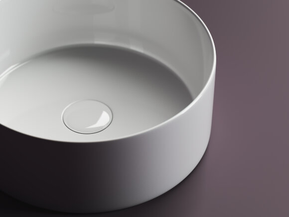 Раковина накладная круглая Element Ceramica Nova (белый) CN6032 Раковина накладная круглая Element Ceramica Nova (белый) CN6032