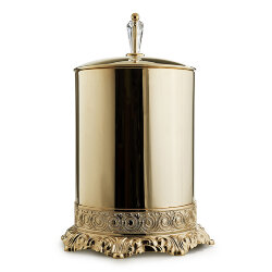 3SC Ведро с крышкой, ручка BohemeSwarovski,  Bally цвет: золото арт. FSS65/06GD