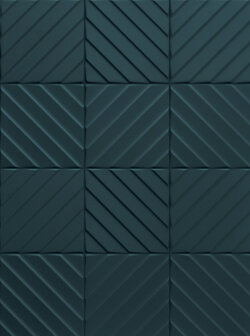 Керамическая плитка 4D Diagonal Deep Blue 20х20 MARCA CORONA арт. УТ-00000576