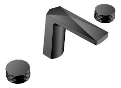 Смеситель для раковины Venturo 150-B-DIAMOND Черный матовый Boheme