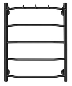 Полотенцесушитель водяной, черный, Secado 60x40, Агата 1 К - 4673739222942