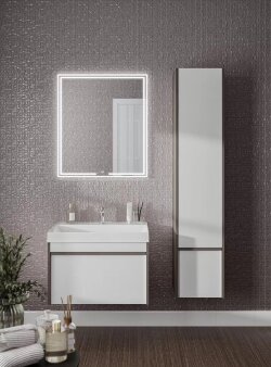 Зеркало MIO прямоугольное с диммером 800x700, Kerama Marazzi Mio, MIO.mi.70\WHT цвет: белый