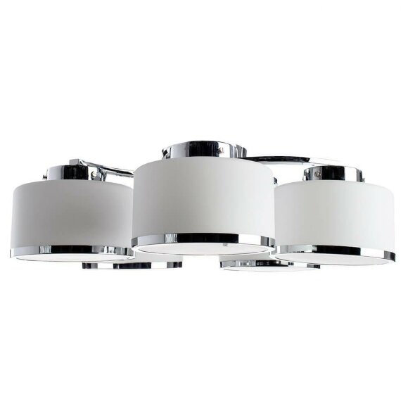 Потолочная люстра, вид ретро Manhattan Arte Lamp цвет:  белый - A9495PL-5CC