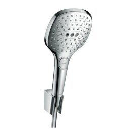 Hansgrohe душевой набор с держателем и шлангом 125см, Raindance Select E, глянцевый хром арт. 26700000 Hansgrohe душевой набор с держателем и шлангом 125см, Raindance Select E, глянцевый хром арт. 26700000