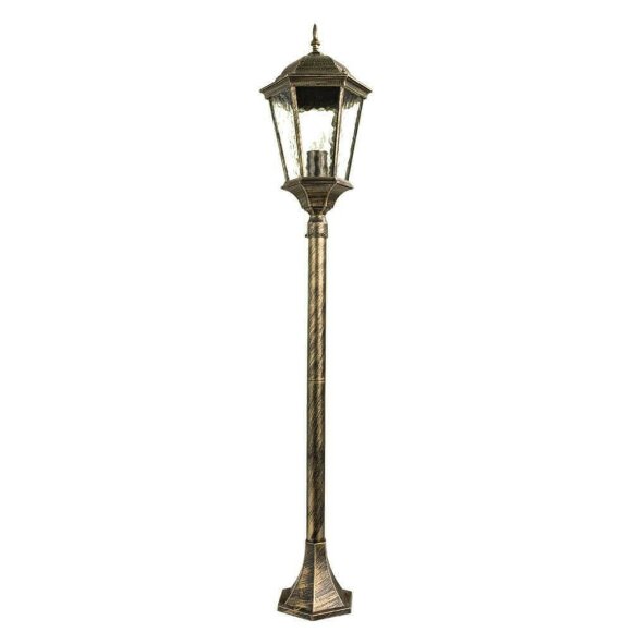 Уличный светильник, вид замковый Genova Arte Lamp цвет:  черный - A1206PA-1BN