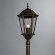 Уличный светильник, вид замковый Genova Arte Lamp цвет:  черный - A1206PA-1BN