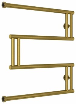 Водяной полотенцесушитель High-Tech+ model "M" 600х600  Сунержа, 051-4050-6060 цвет:  состаренная латунь