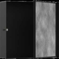 Hansgrohe настенный короб с дверью для облицовки плиткой, 30х30х10 см, XtraStoris Rock, матовый черный арт. 56085670 Hansgrohe настенный короб с дверью для облицовки плиткой, 30х30х10 см, XtraStoris Rock, матовый черный арт. 56085670