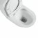 Унитаз компакт (610x360x850), W-7793 P-trap, Geberit, Rimless, anti-dirt, Black&White арт. 7793W