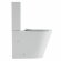 Унитаз компакт (610x360x850), W-7793 P-trap, Geberit, Rimless, anti-dirt, Black&White арт. 7793W