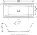 Акриловая ванна STILL SQUARE - PLUG & PLAY 170x75 RIHO арт. BD14 (BD1400500000000)